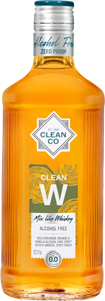 An isolated image of Clean Co.'s Clean W Whiskey alternative.
